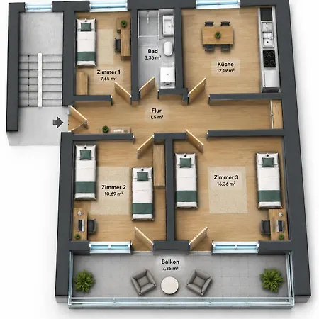 Aikey Appartement Bohlen (Saxony)